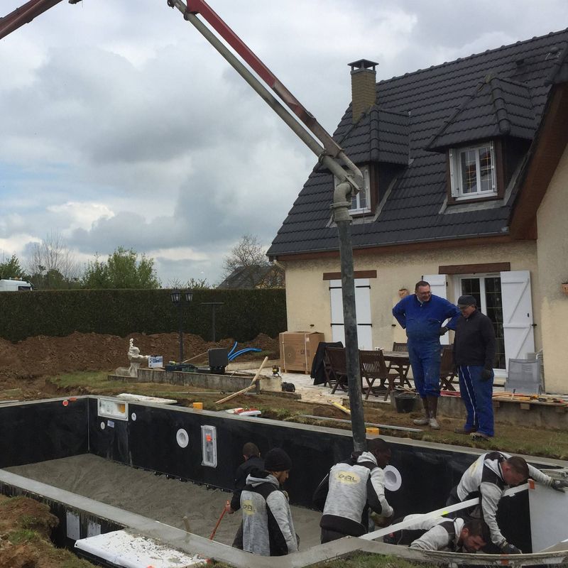 création de piscine saint romain de colbosc